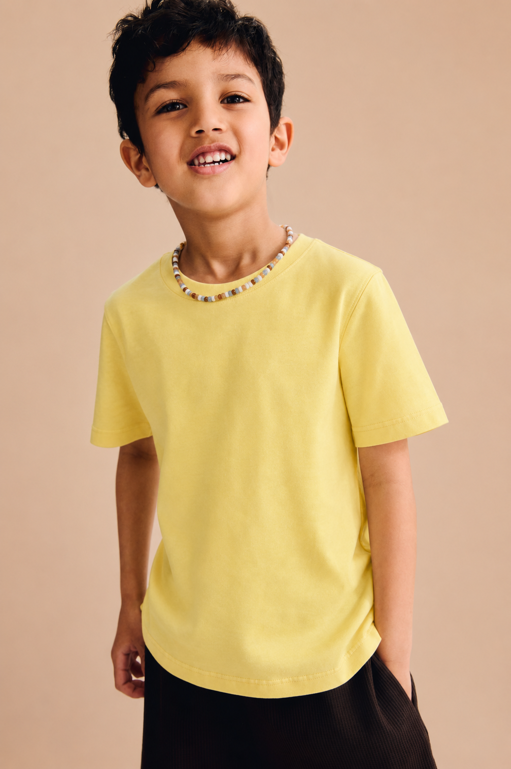 SUNNY TEE, Organik Kumaşlı Kısa Kollu Unisex Çocuk T- shirt