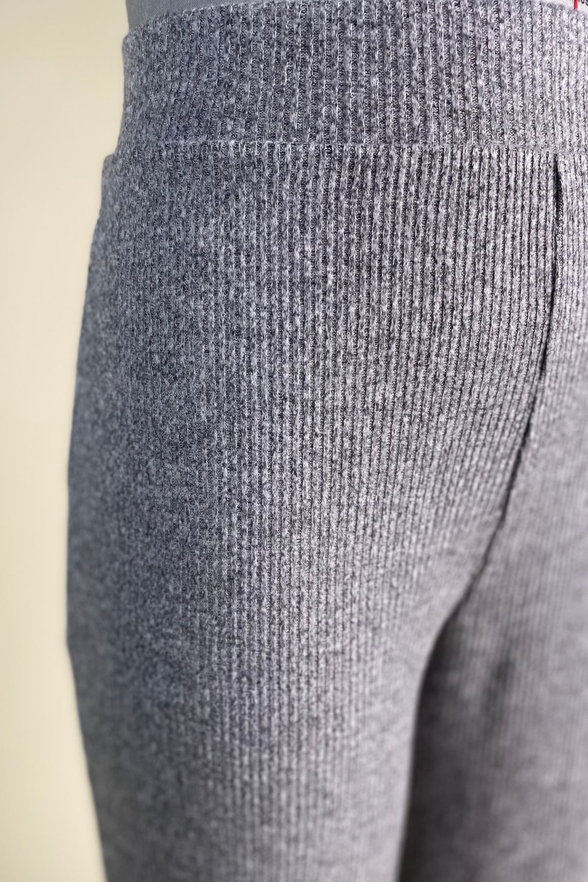TILDA PANTS, Organik Kumaşlı Bol Paça Ribana Pantolon