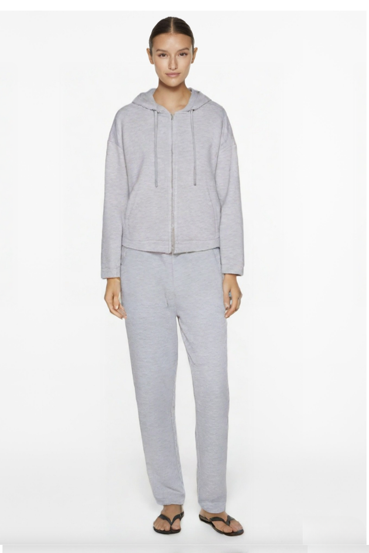 VICTORIA, Organik Kumaşlı Fermuarlı Kadın Sweatshirt