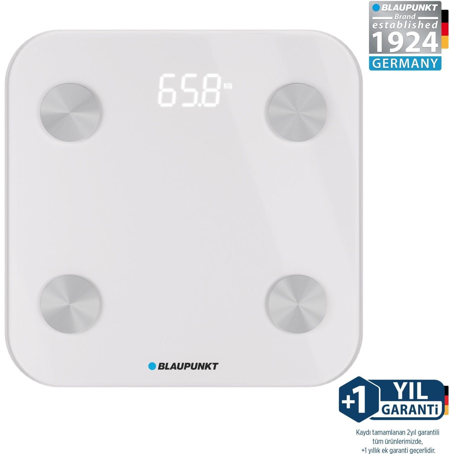 TICARIURUN-00525Blaupunkt SW500 Body Master Smart Beyaz Baskül