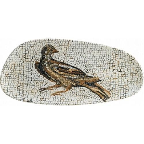 TICARIURUN-00547BONNA MEZAPOTAMYA KUŞ VAGO DİKDÖRTGEN TABAK 36 CM