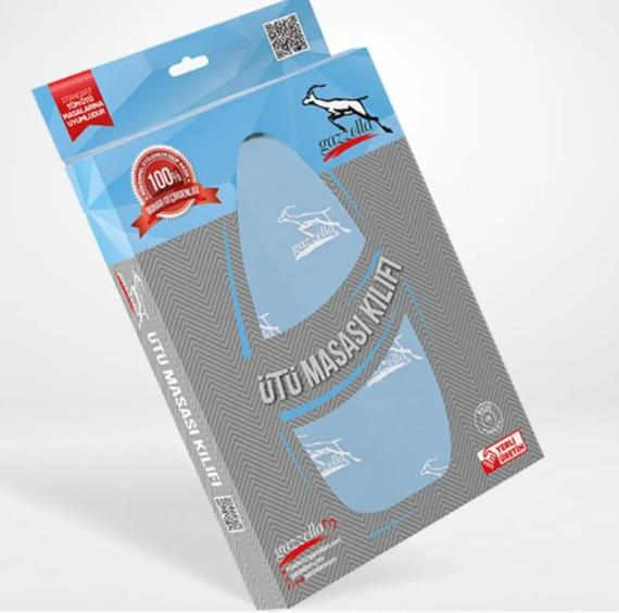 TICARIURUN-00545Gazzella SY STX 3285 D Mavi Keçeli Ütü Masası Kılıfı
