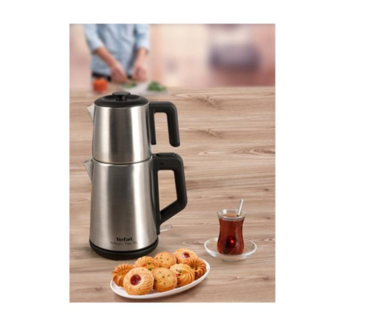 TICARIURUN-00535Tefal Magic Tea XL 1650 W Çelik Çay Makinesi