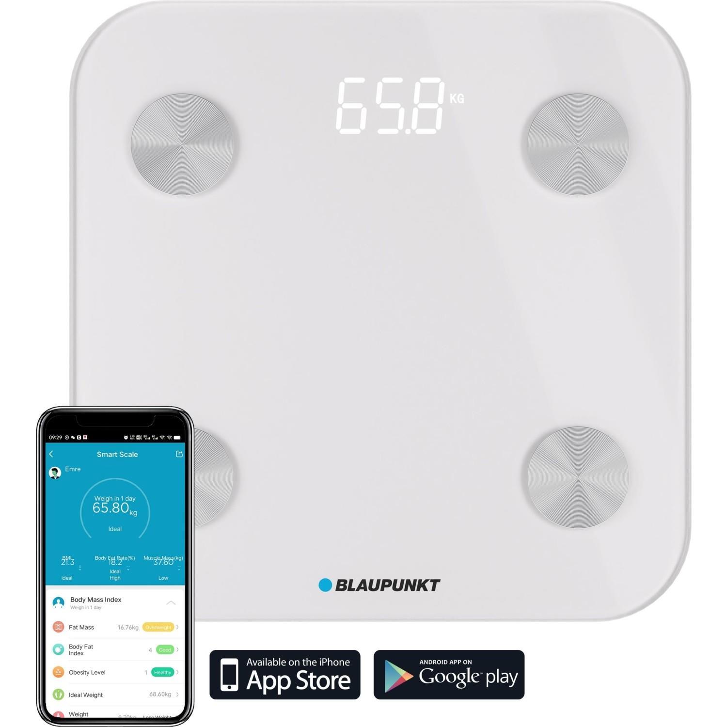 TICARIURUN-00525Blaupunkt SW500 Body Master Smart Beyaz Baskül