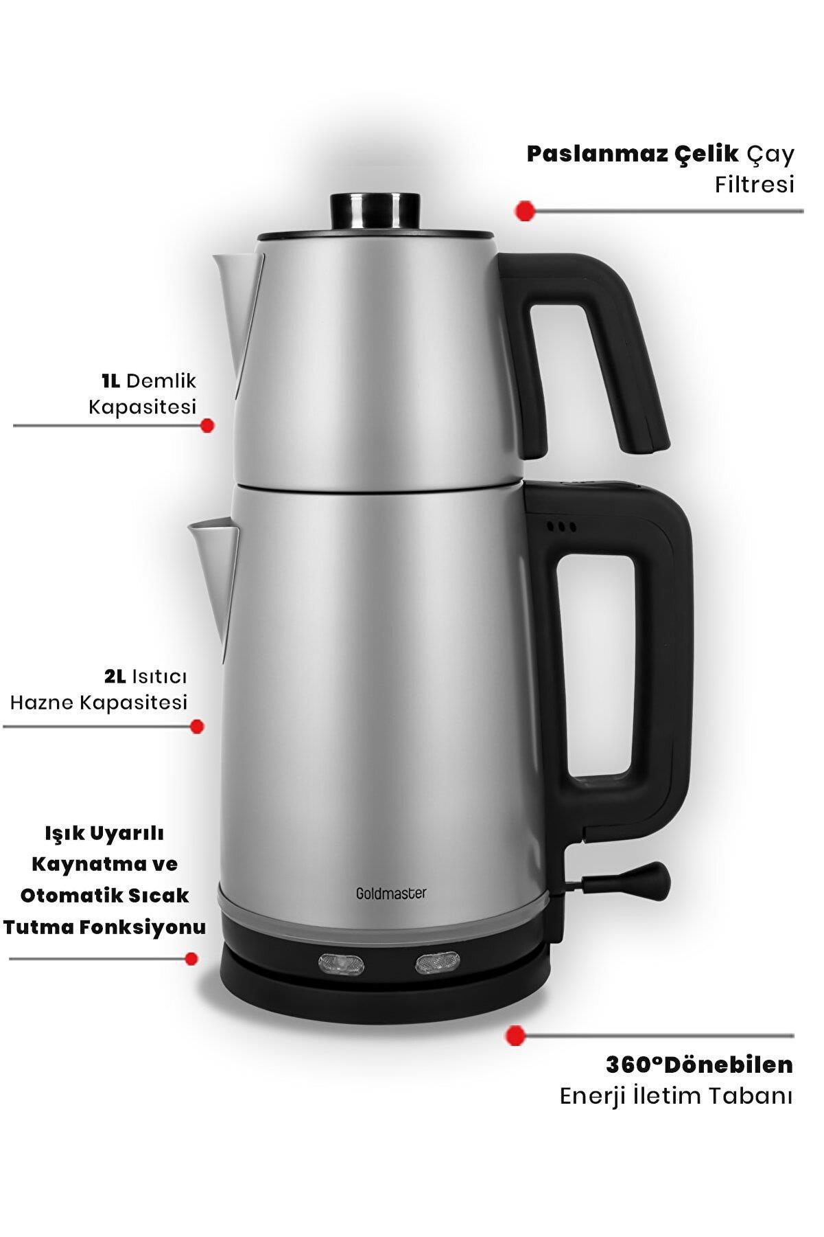 GOLDMASTER SEFAM BY-5314 ÇAY MAKİNESİ İNOX