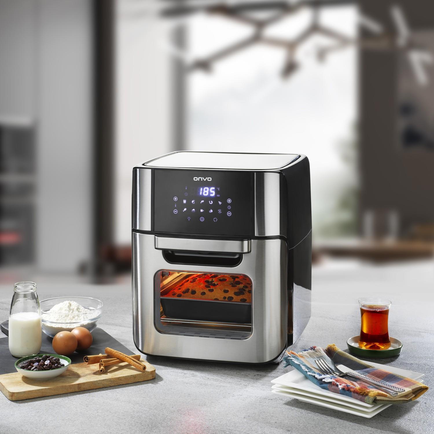 Onvo OVFRY09 Oven Airfryer 12 lt Yağsız Fritöz