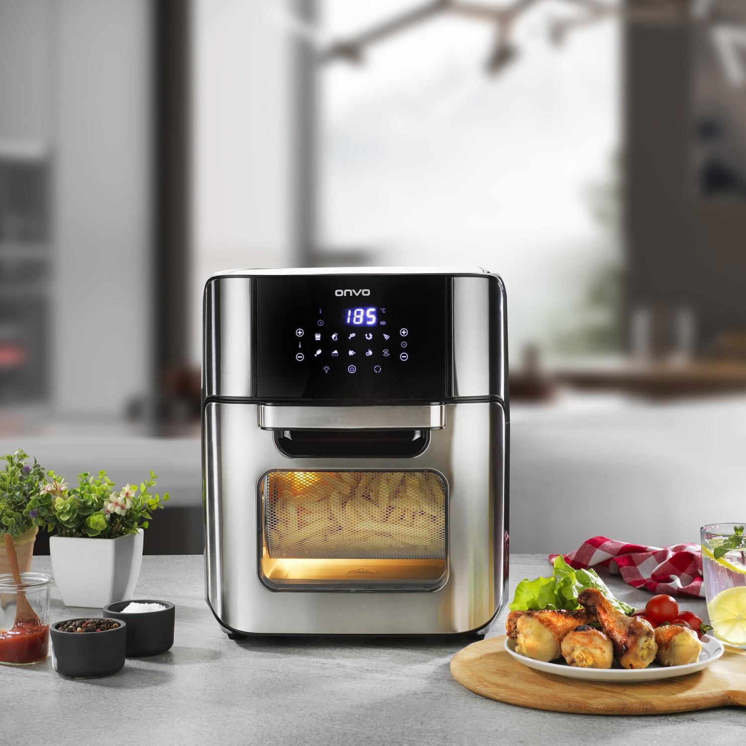 Onvo OVFRY09 Oven Airfryer 12 lt Yağsız Fritöz