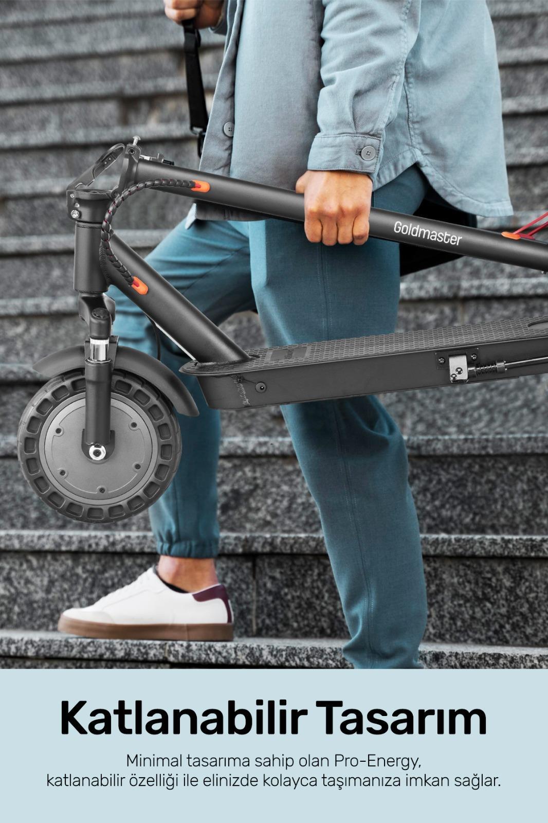 GOLDMASTER PROENERGY 500W ÖN ARKA SÜSP. E-SCOOTER