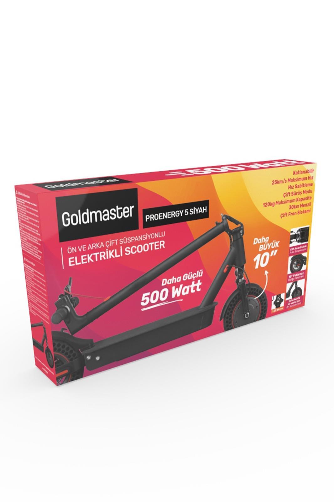GOLDMASTER PROENERGY 500W ÖN ARKA SÜSP. E-SCOOTER