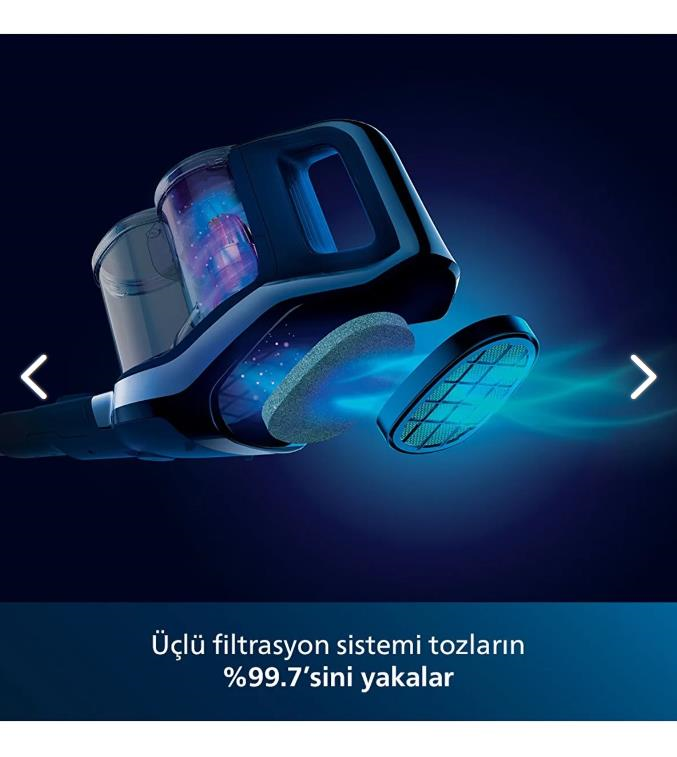 PHILIPS XC 7043/01 ŞARJLI DİKEY SÜPÜRGE 