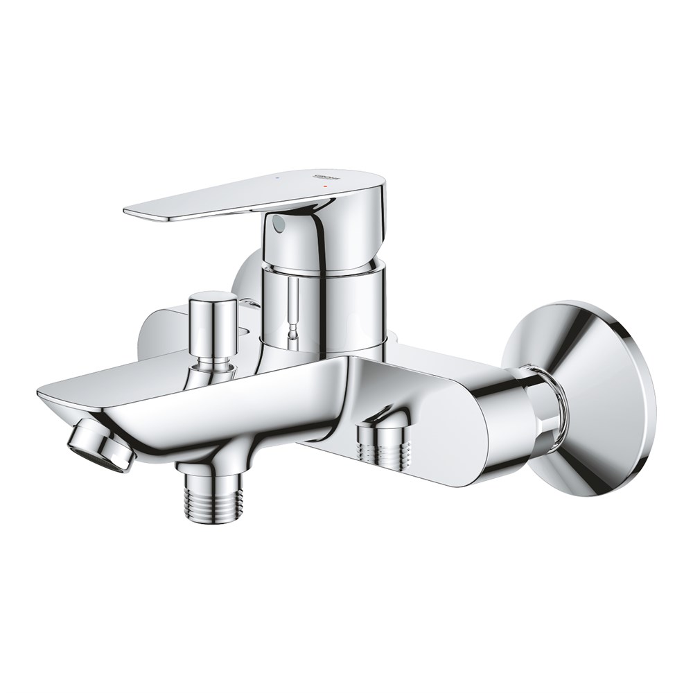 GROHE BAUEDGE TEK KUMANDALI BANYO BATARYASI DUVAR TİPİ KROM