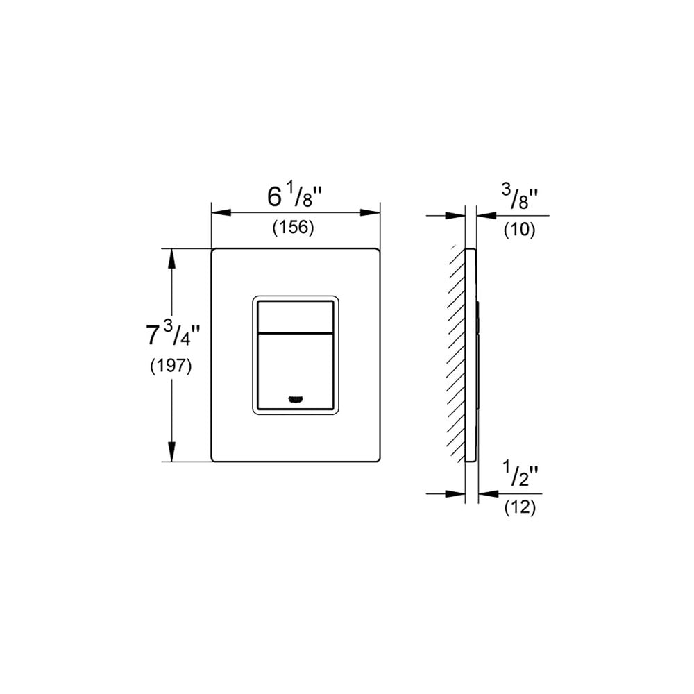 GROHE SKATE COSMOPOLİTAN KUMANDA PANELİ BRUSHED COOL SUNRİSE