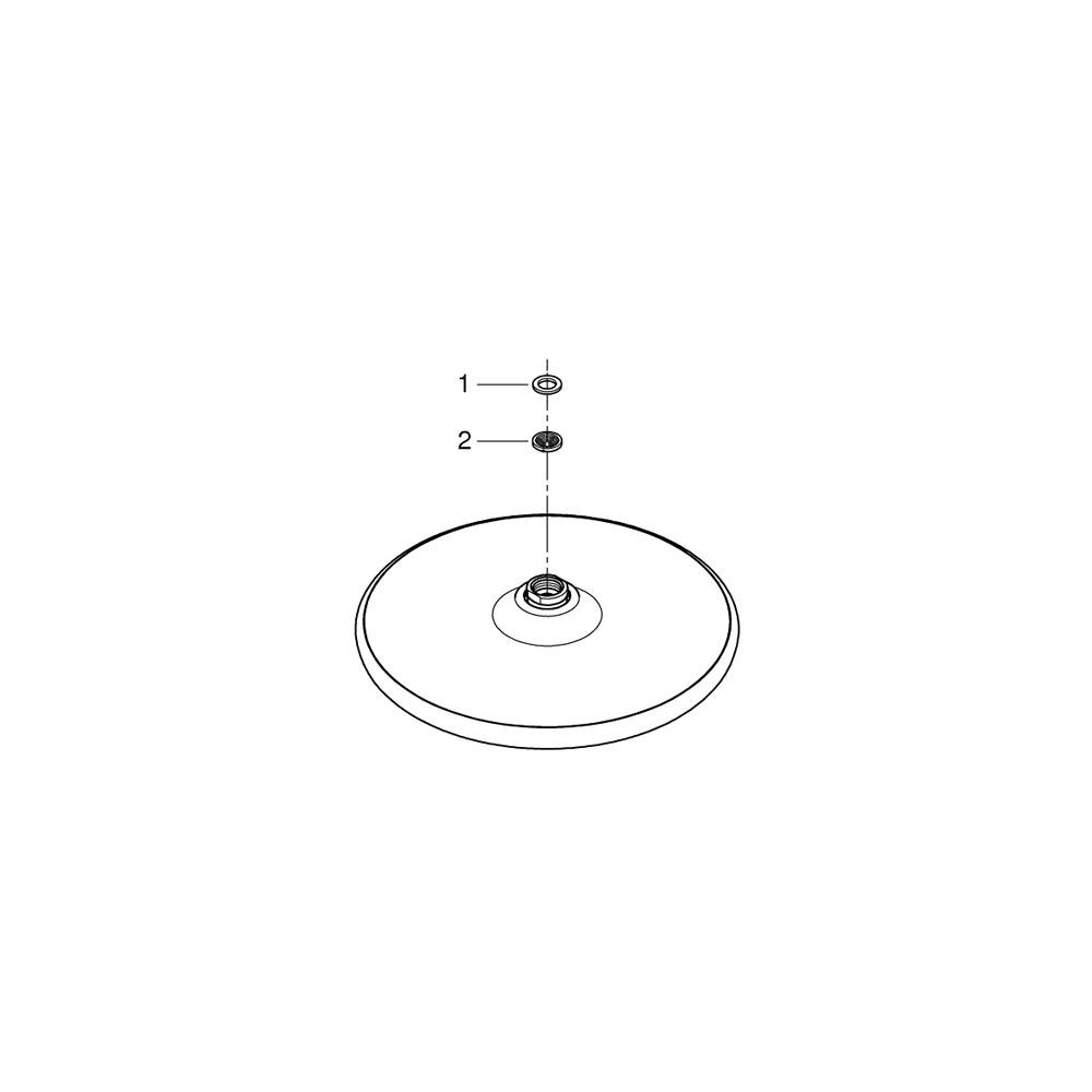 GROHE TEMPESTA 250 TEPE DUŞU 1 AKIŞLI