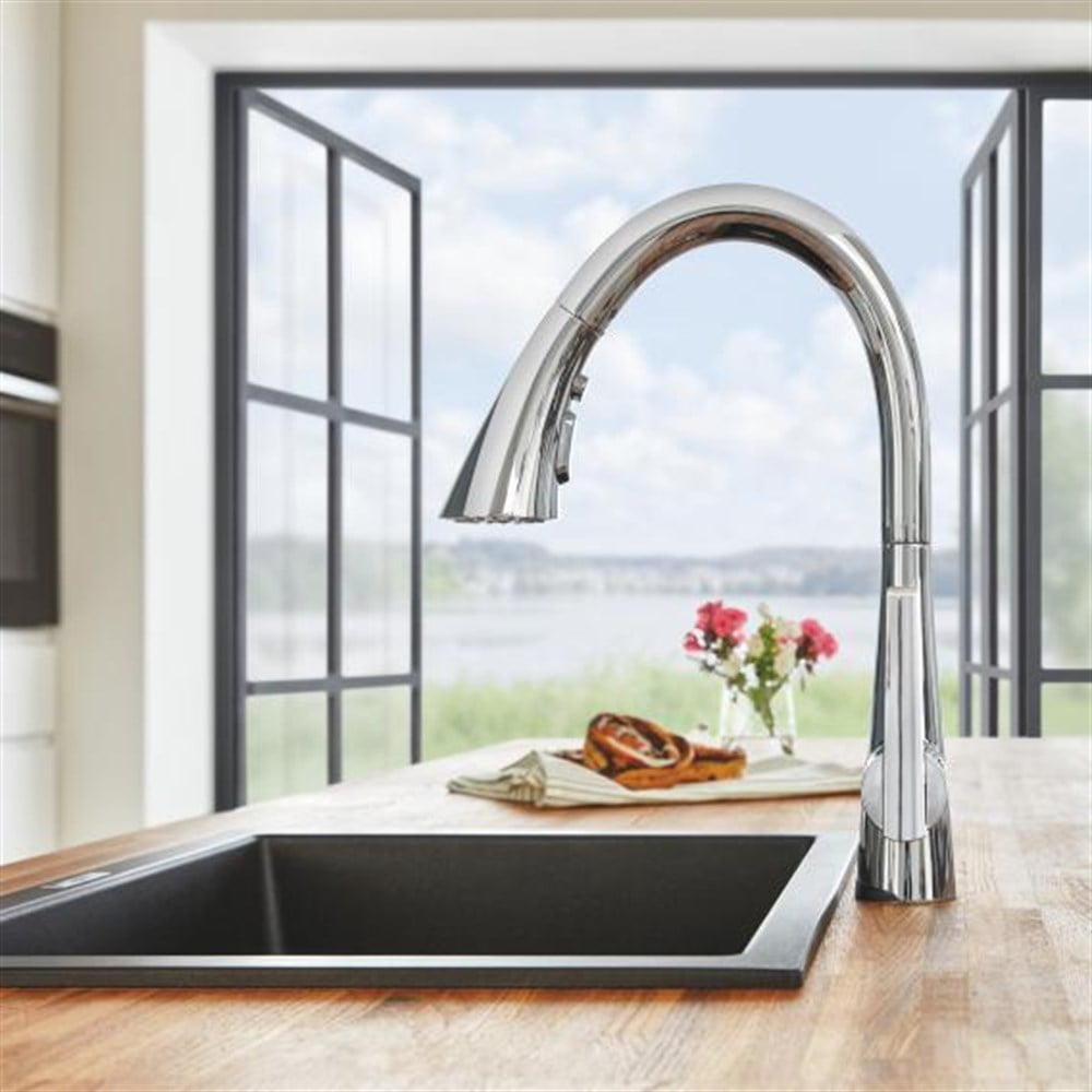 GROHE ZEDRA TEK KUMANDALI EVİYE BATARYASI
