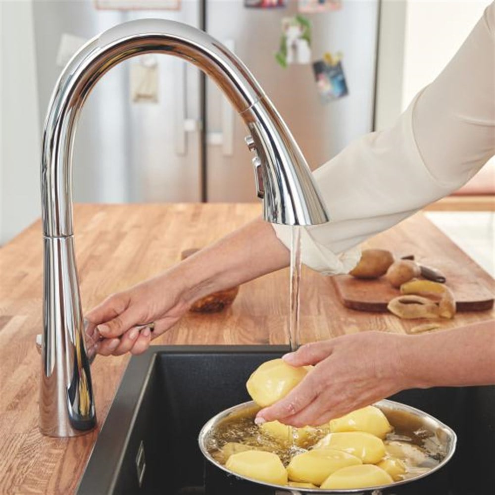 GROHE ZEDRA TEK KUMANDALI EVİYE BATARYASI