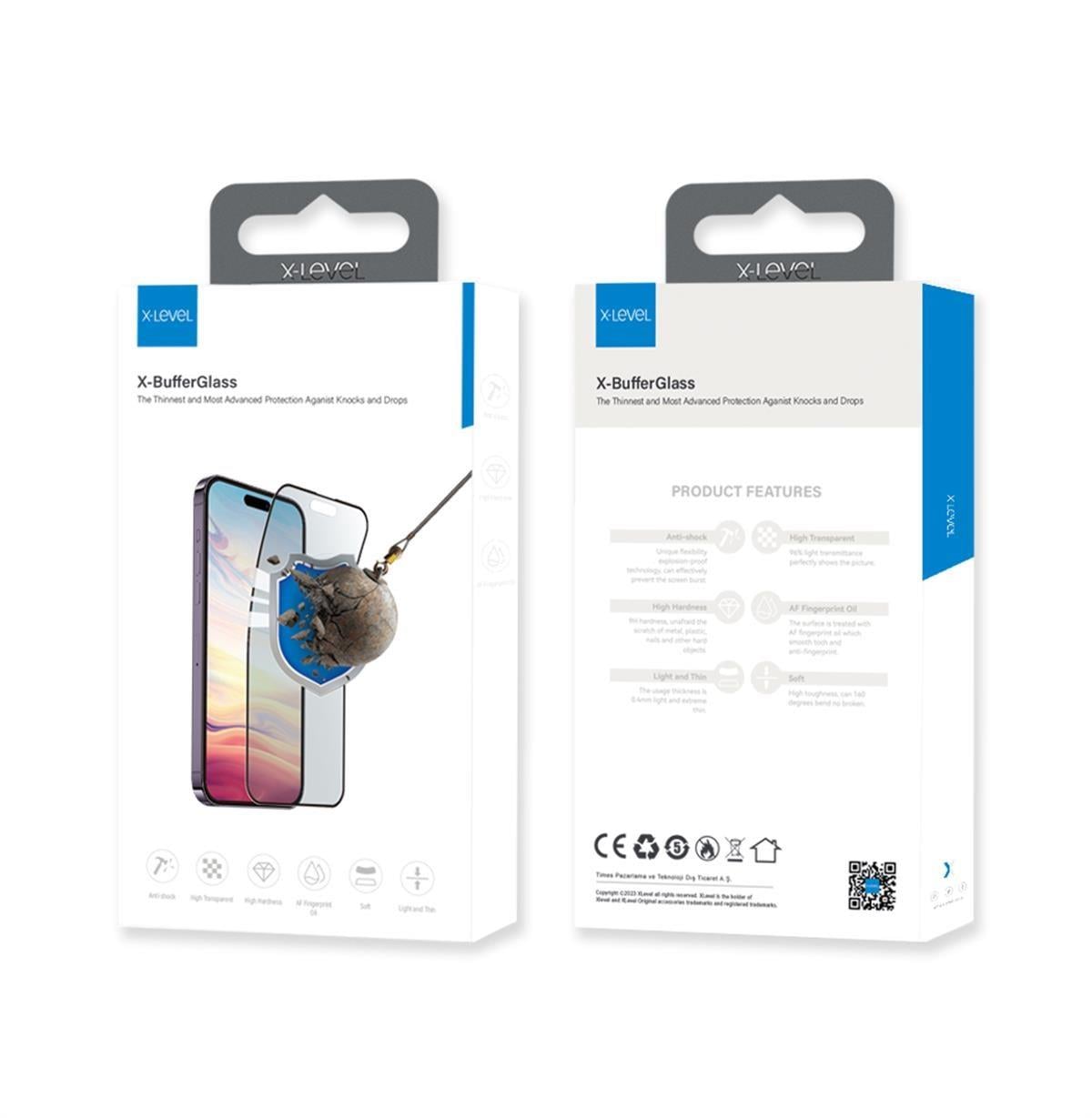 X-BufferGlass iP 12Pro Max Telefon Cam Koruyucu
