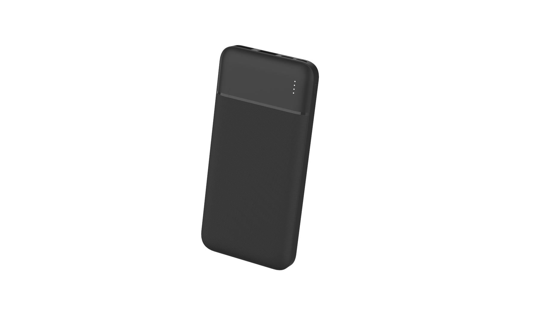 XP2286 X-PowerLight 2 USB Giriş/Çıkış Şeffaf Ekran 10000mAh Powerbank Taşınabilir Şarj Aleti Siyah