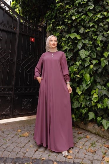 Açık Mor Mevlana Ferace 5002