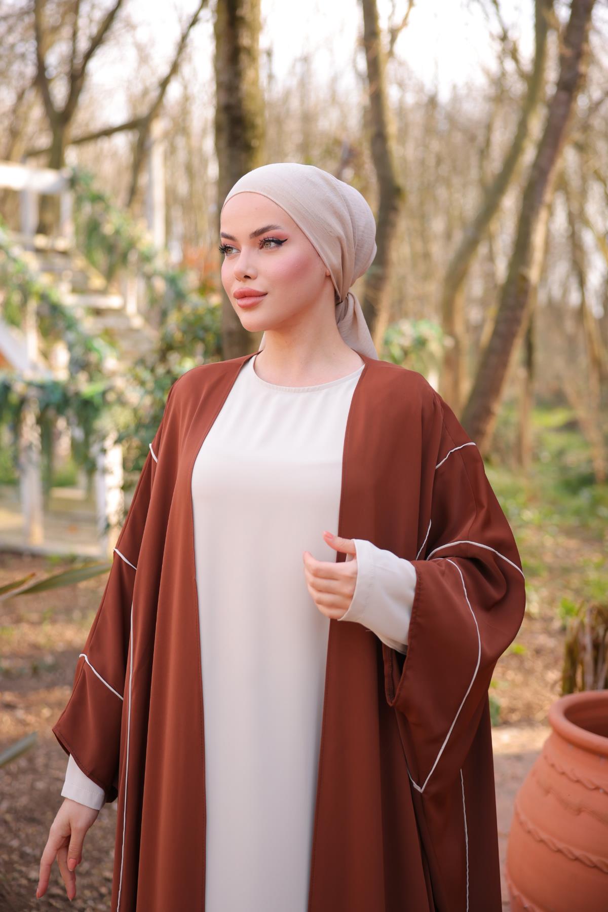 Taba Biyeli Abaya Takım Nsr5081