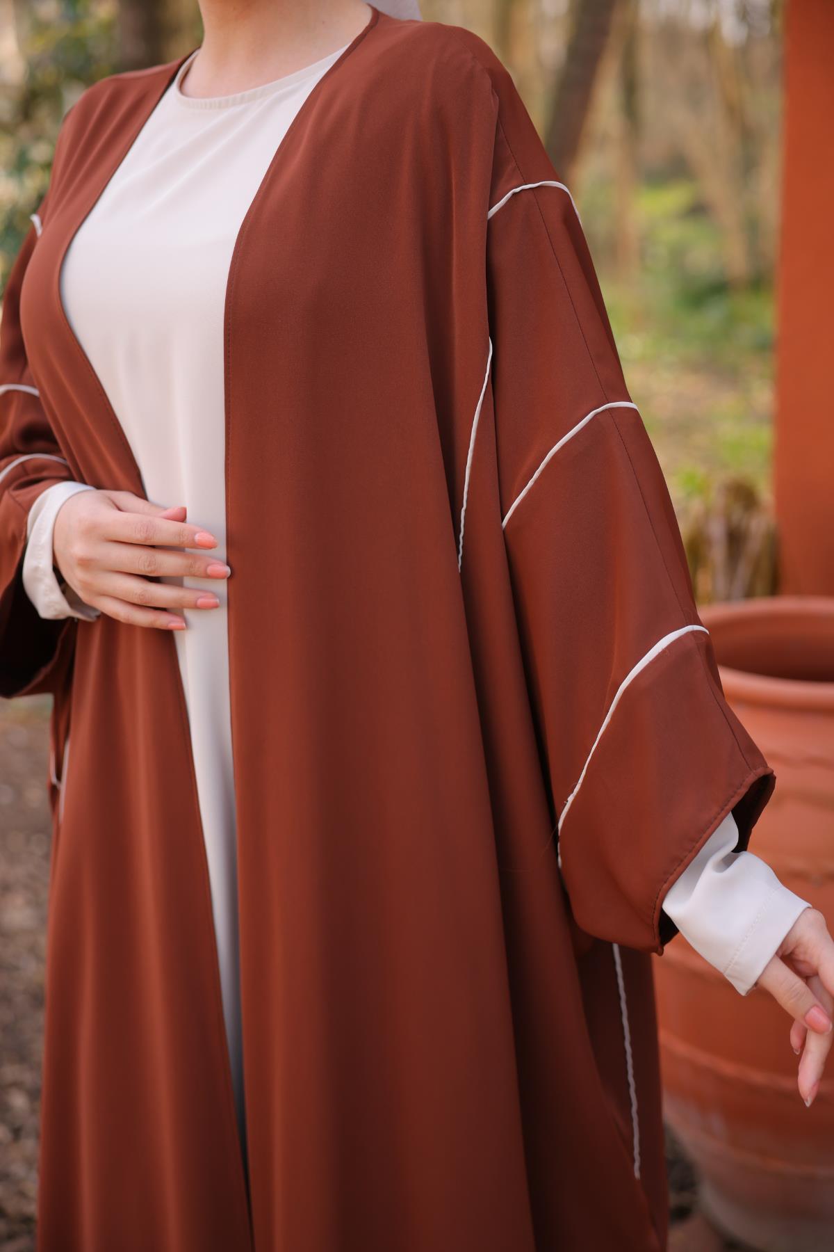 Taba Biyeli Abaya Takım Nsr5081