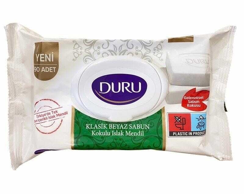 DURU BEYAZ SABUN KOKULU ISLAK MENDİL 90 LI