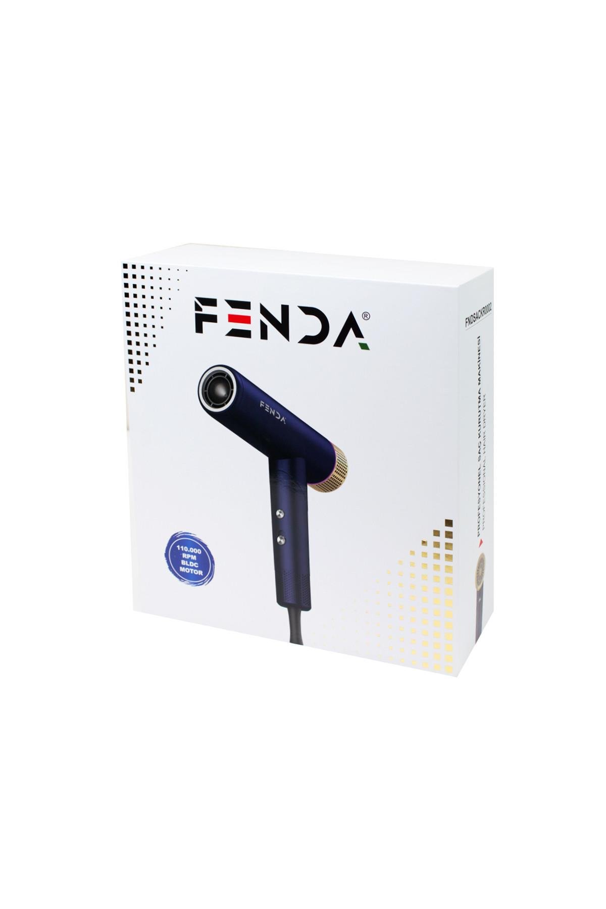 Fenda Profesyonel Saç Kurutma Makinesi Mavi  - 02