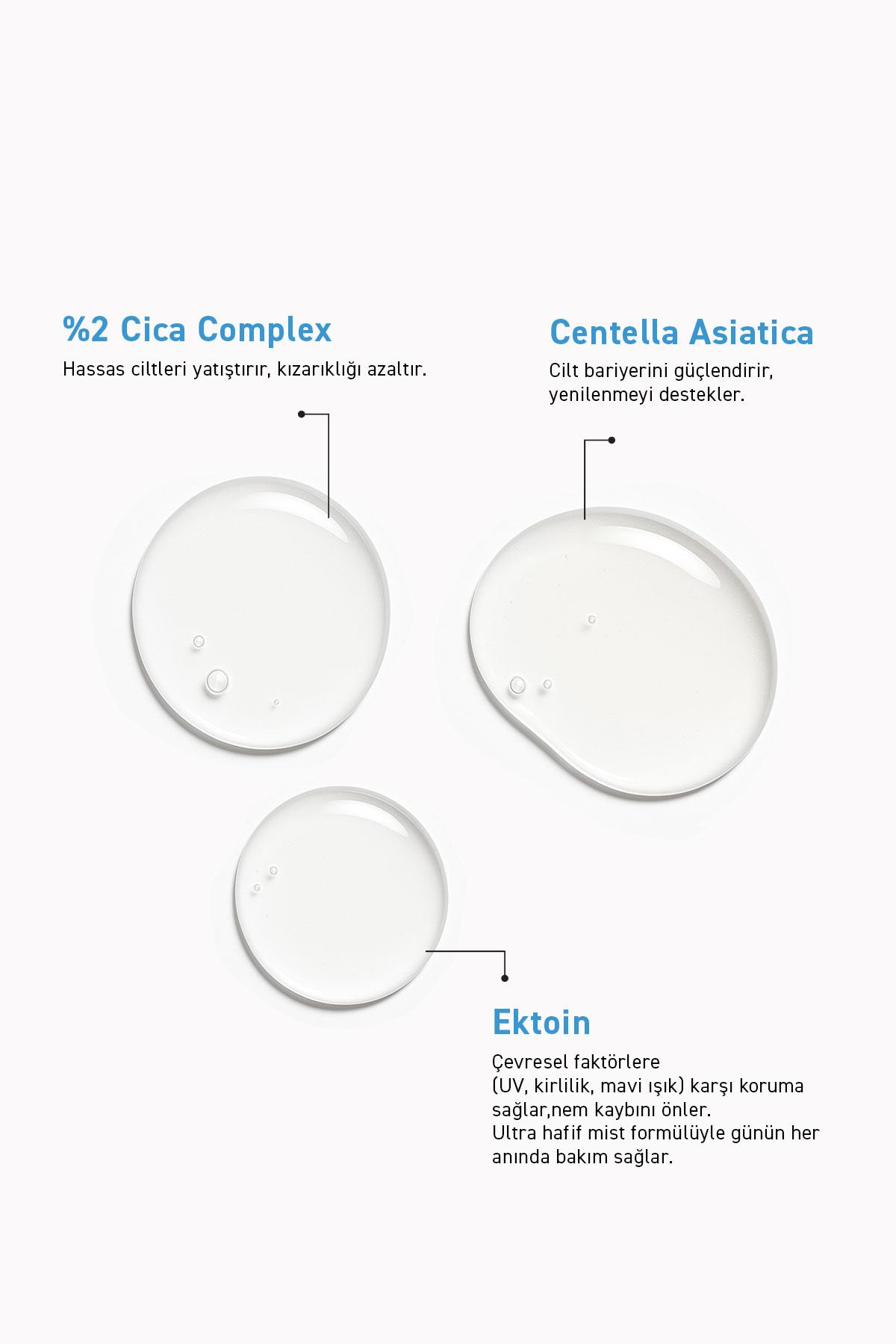 Herbaderm Bariyer Güçlendirici, Kızarıklık Karşıtı Mist Serum, Makyaj Altına/Üstüne 80 ml