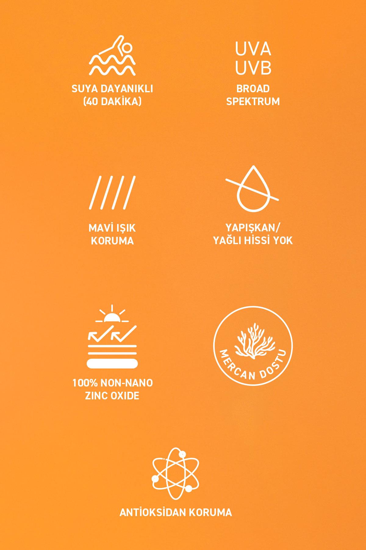 Herbaderm Likit Güneş Kremi SPF 50+ Mineral Filtreli, Hassas Cilt 40 ml