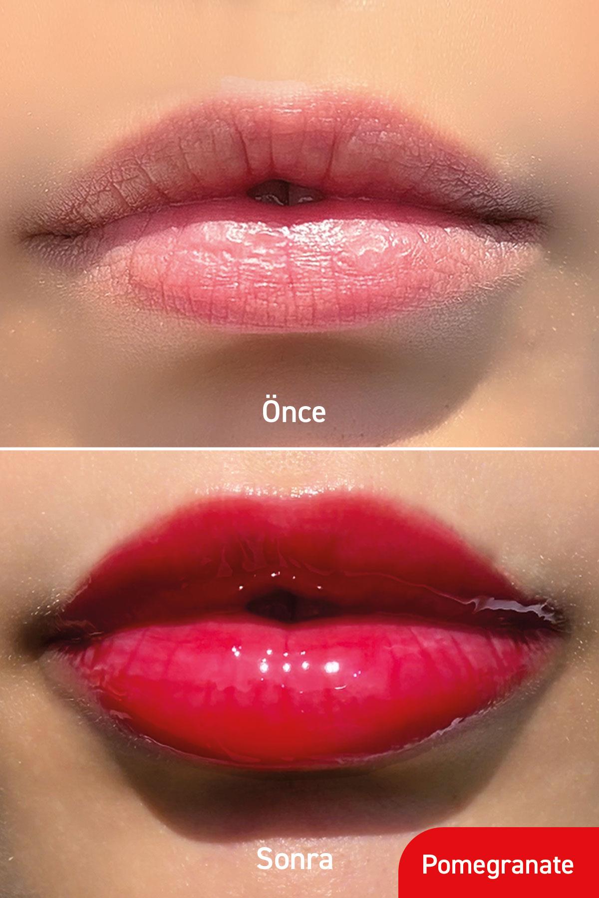 HERBADERM LIP SHINE BALM POMEGRANATE