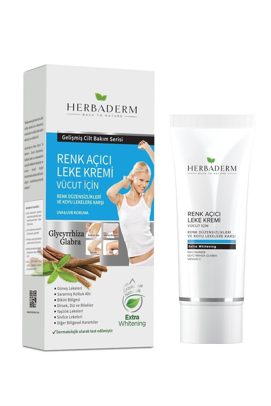 Herbaderm Renk Açıcı Leke Kremi (Vücut İçin) 60 Ml