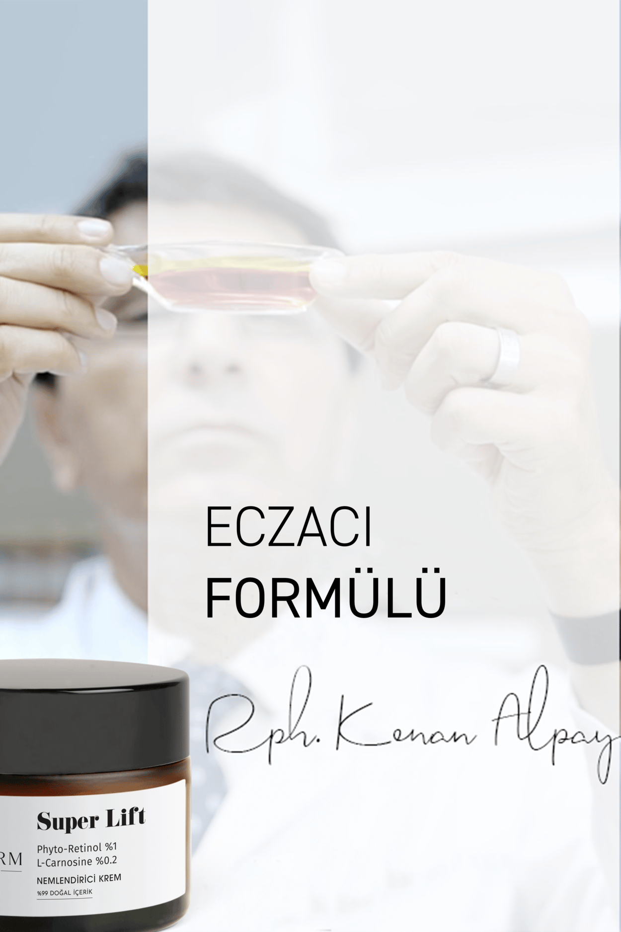 Herbaderm Sıkılaştırıcı, Leke Oluşumuna Karşı Mavi Işık Koruma Sağlayan Nemlendirici Krem SUPER LIFT Phyto-Retinol %1 ( Bakuchiol )  + L-Carnosine %0.2 %99 Doğal İçerik