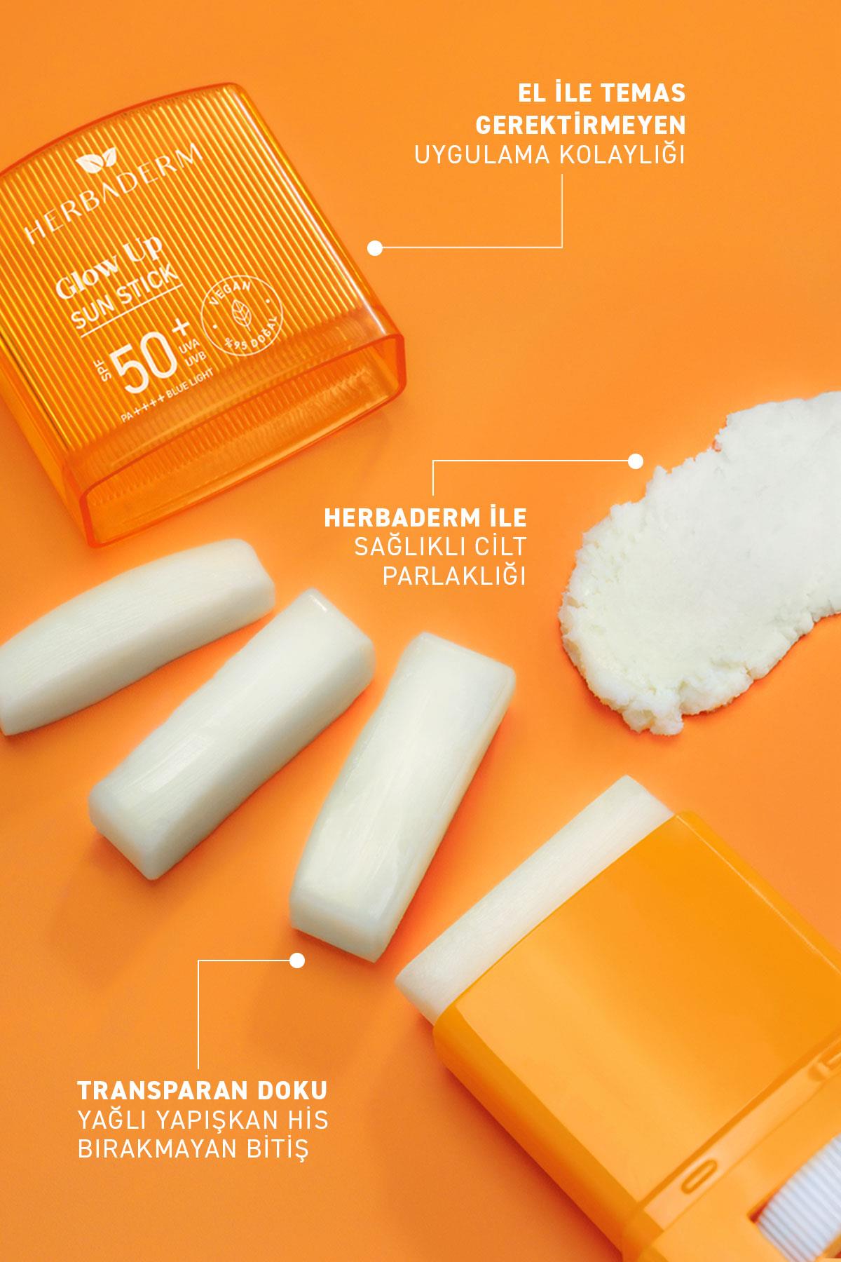 Herbaderm Stıck Güneş Koruyucu SPF 50+ Leke Karşıtı & Aydınlatıcı 19 gr