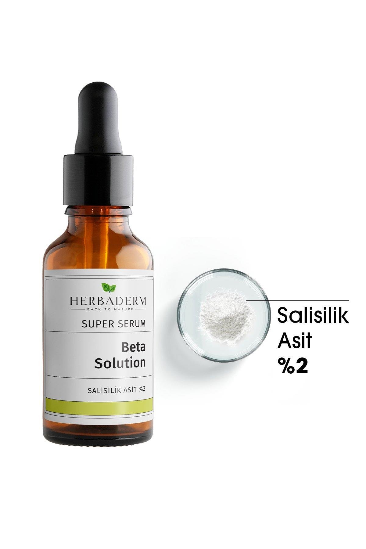 Herbaderm Süper Serum Beta Solution (Salisilik Asit %2) Sivilce Karşıtı 30 Ml