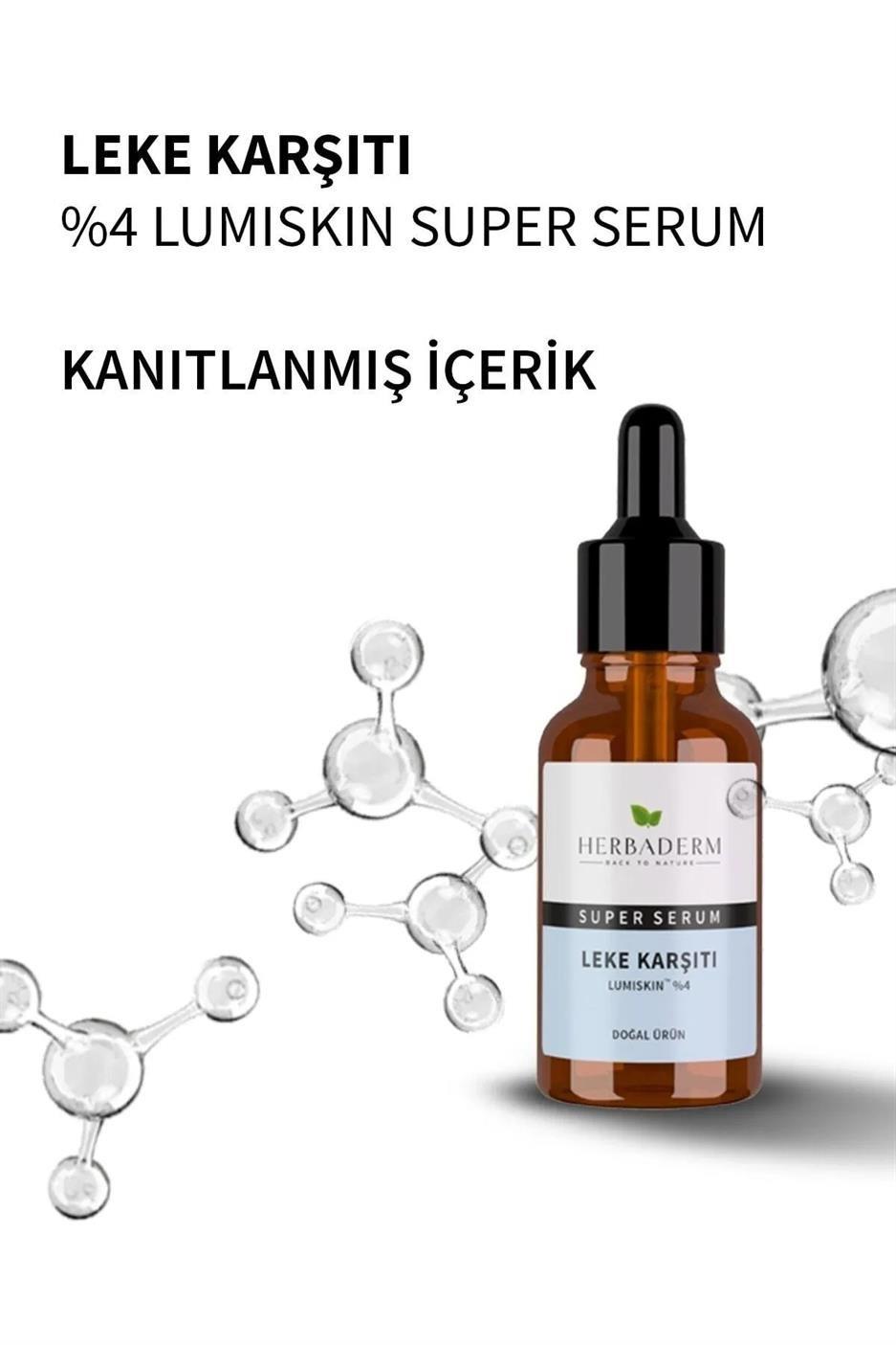 Herbaderm Süper Serum (Lumiskin %4) Leke Karşıtı 30 Ml