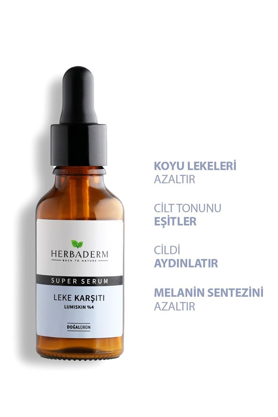 Herbaderm Süper Serum (Lumiskin %4) Leke Karşıtı 30 Ml