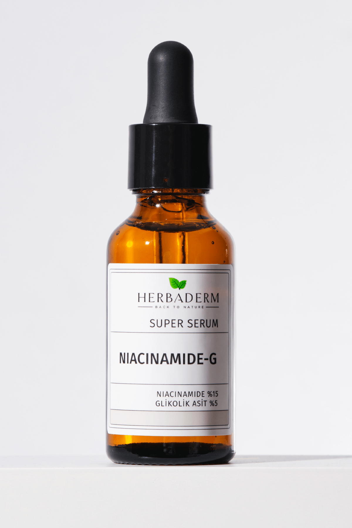 Herbaderm Süper Serum (Niacinamide %15 + Glikolik Asit %5) Leke, Kırışıklık ve Sivilce Karşıtı 30 Ml