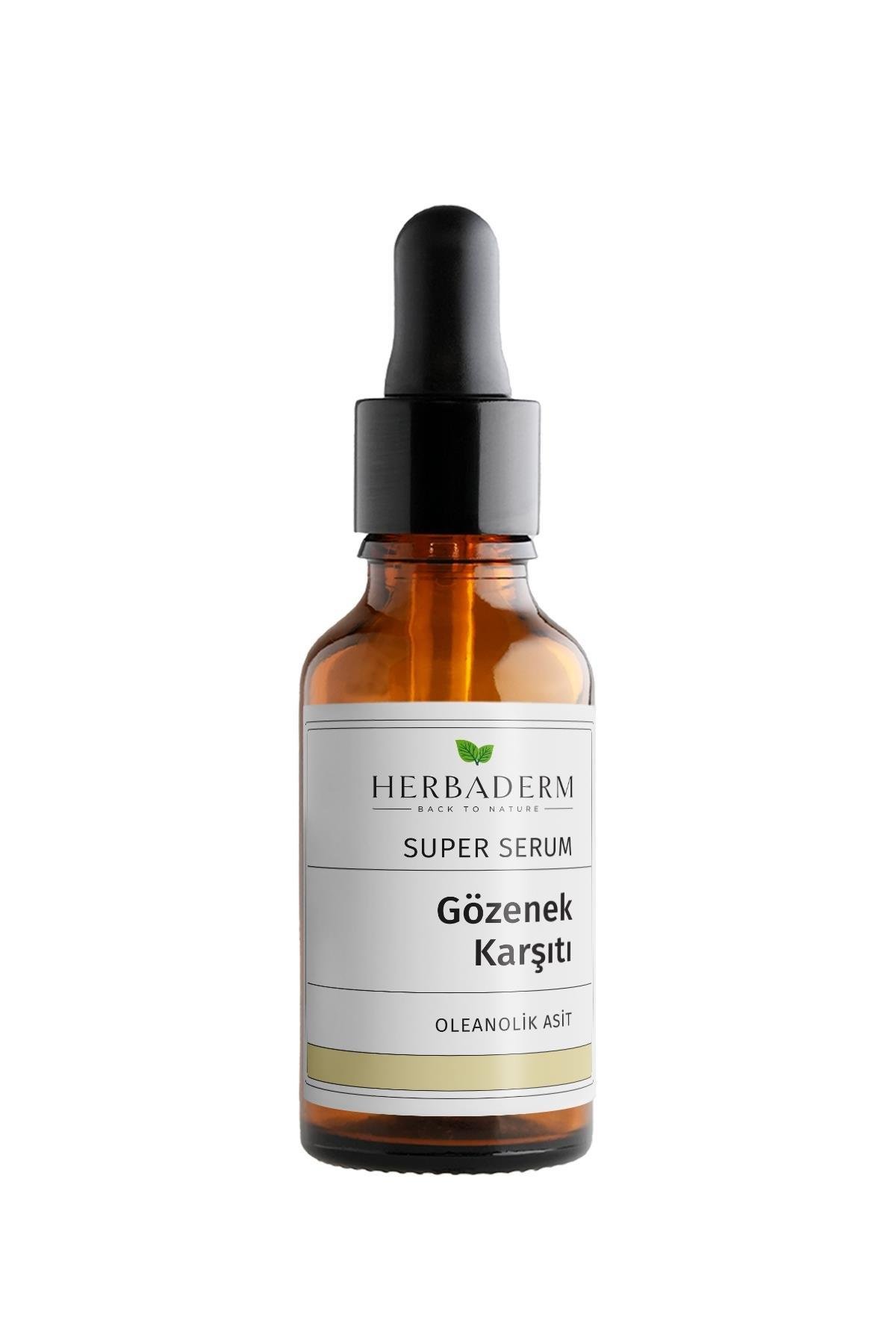 Herbaderm Süper Serum (Oleanolik Asit) Gözenek Karşıtı 30 Ml