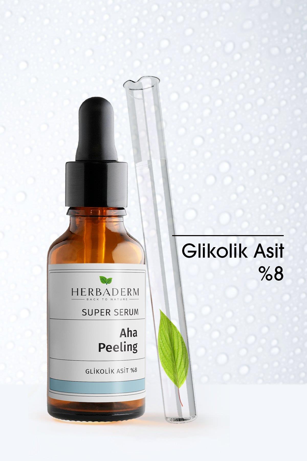 Herbaderm Superserum Aha Peeling (GLİKOLİK ASİT %8) 30 ML