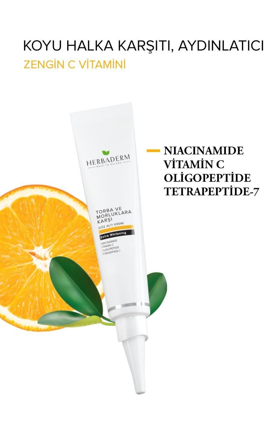 Herbaderm Torba Ve Morluklara Karşı Göz Altı Kremi 15 Ml