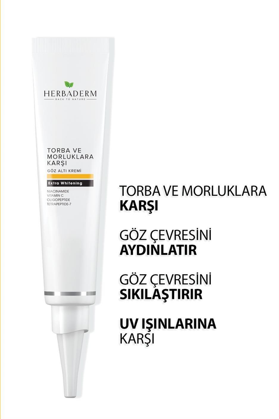 Herbaderm Torba Ve Morluklara Karşı Göz Altı Kremi 15 Ml