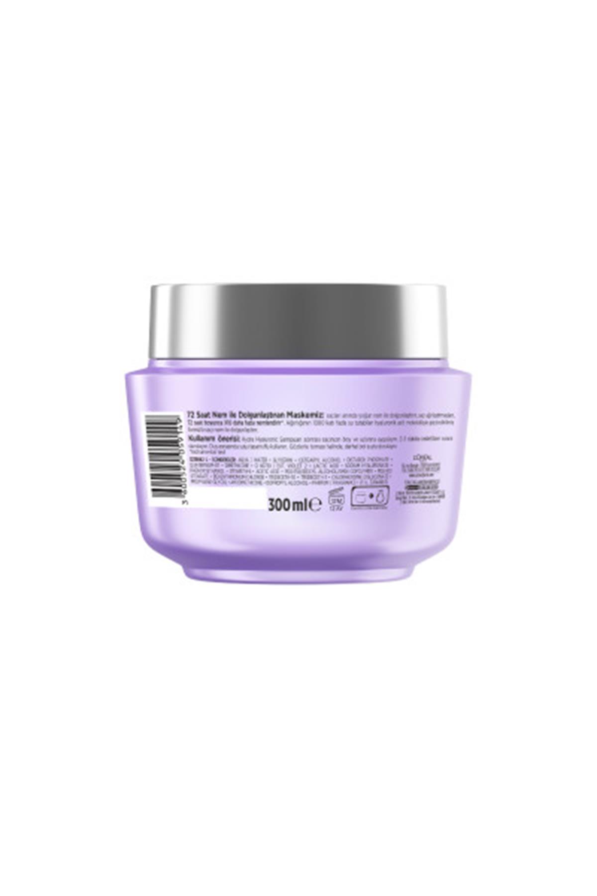 L'oréal Paris Elseve Hydra [hyaluronic] 72 Saat Nem ile Dolgunlaştıran Maske 300ML