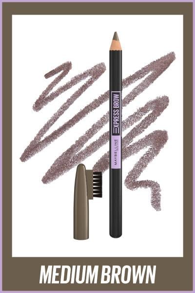 Maybelline New York Express Brow Shaping Pencil - Medium Brown