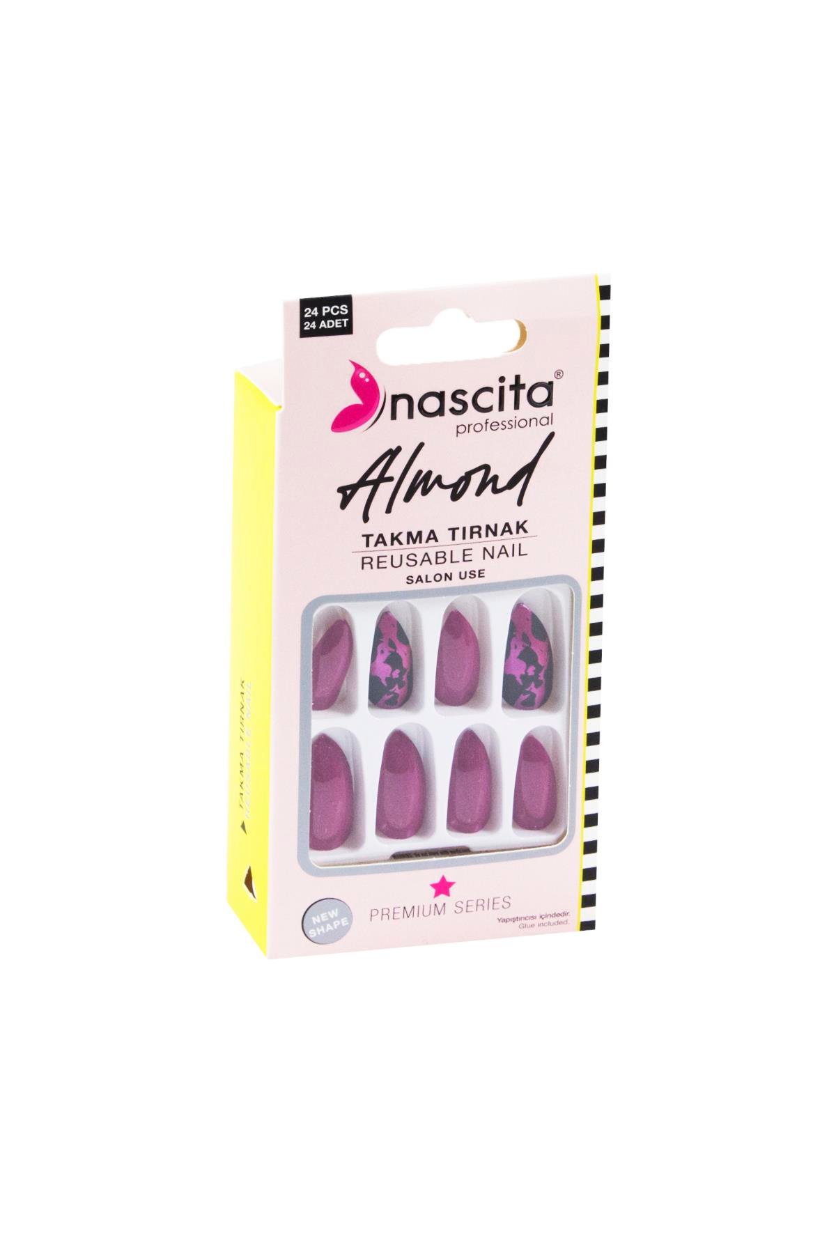 Nascita 24lü Renkli Tırnak Almond - 150