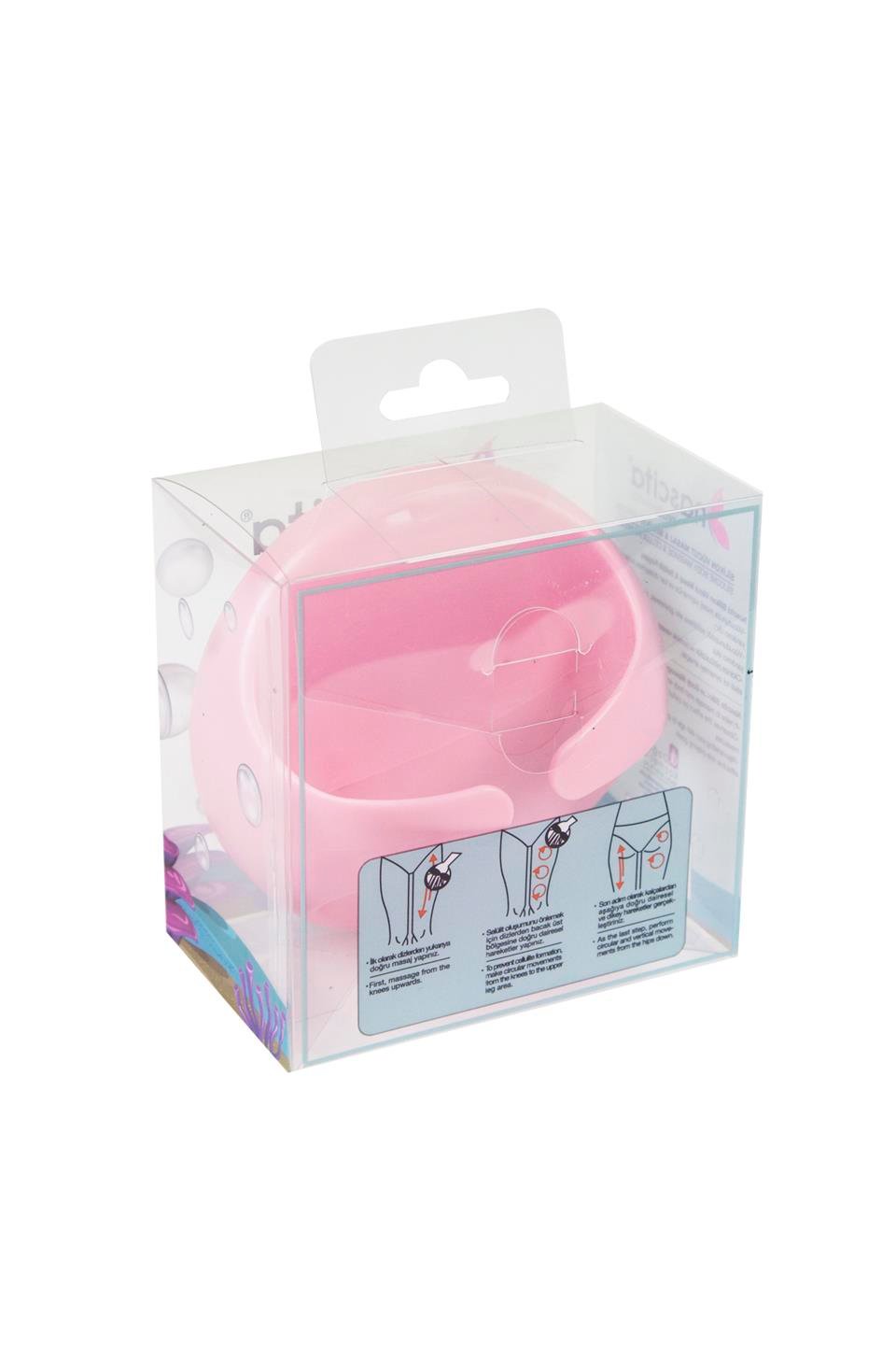 Silikon Vücut masaj ve selülit fırçası