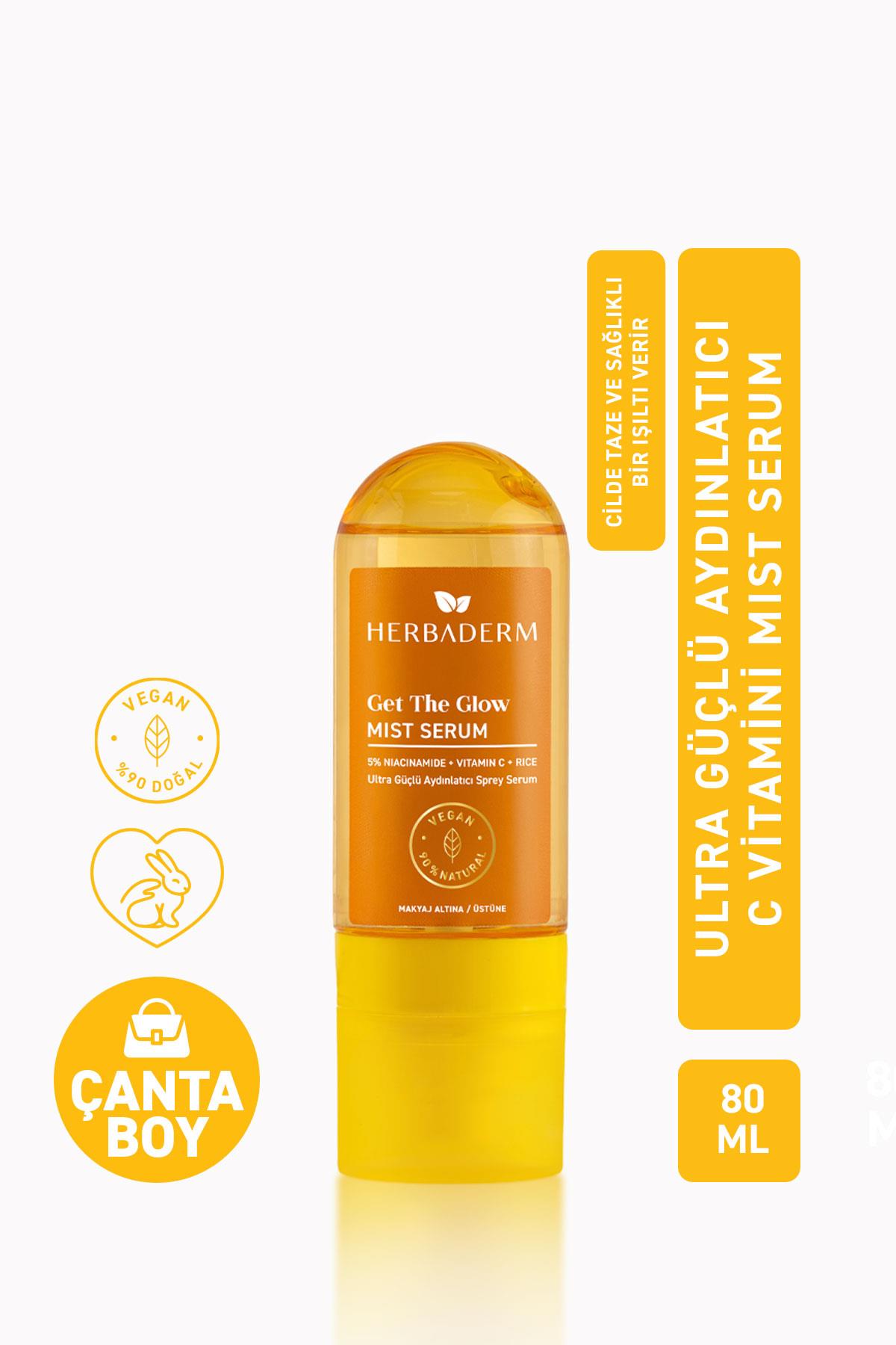 Ultra Güçlü Aydınlatıcı C Vitamini Mist Serum, Makyaj Altına/Üstüne 80 ml