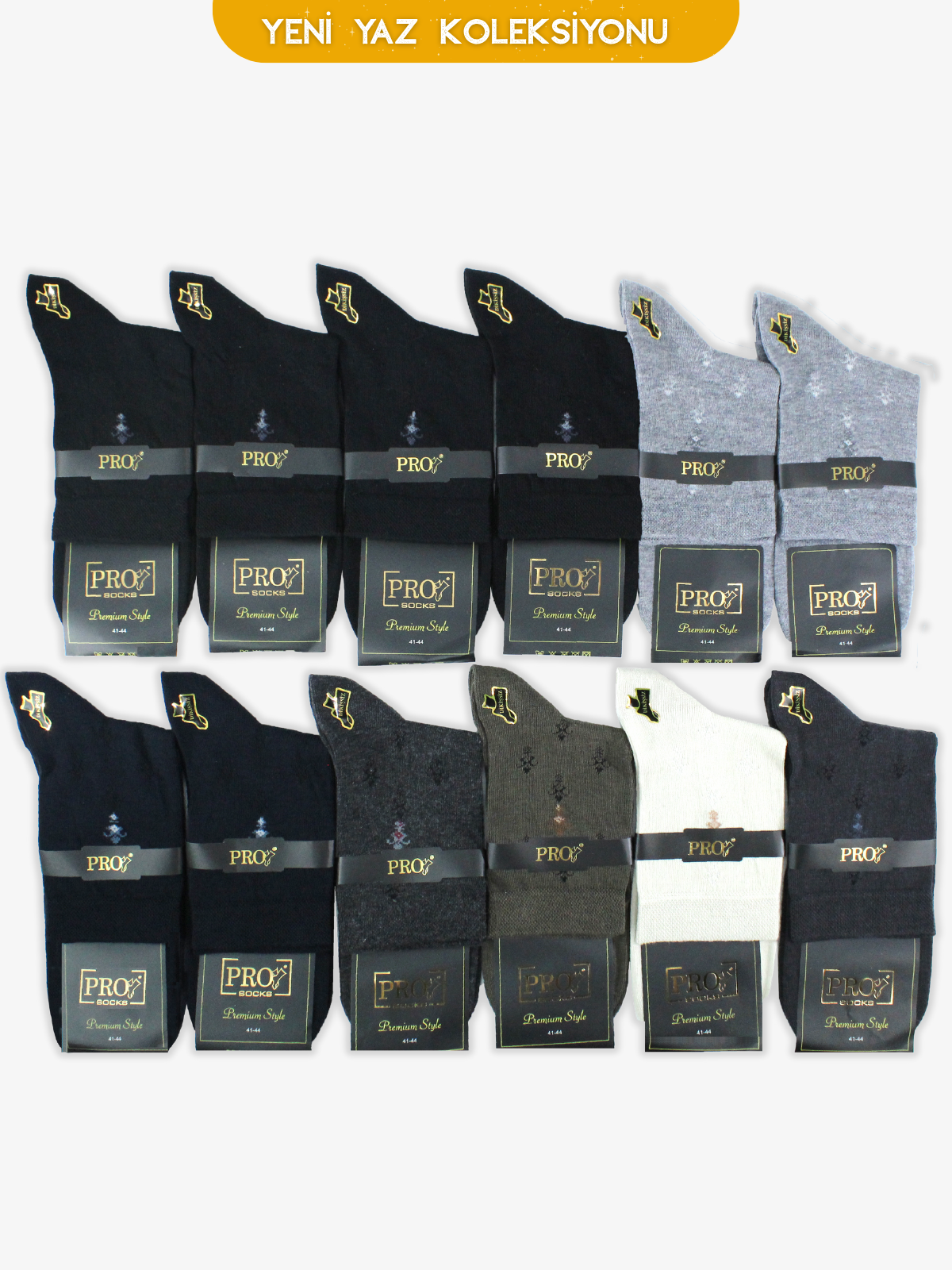 15352PRO ÇORAP FABRİKAAltınyıldız Penye Kısakonç Yazlık Pamuklu Rahat Erkek Çorabı 12'li