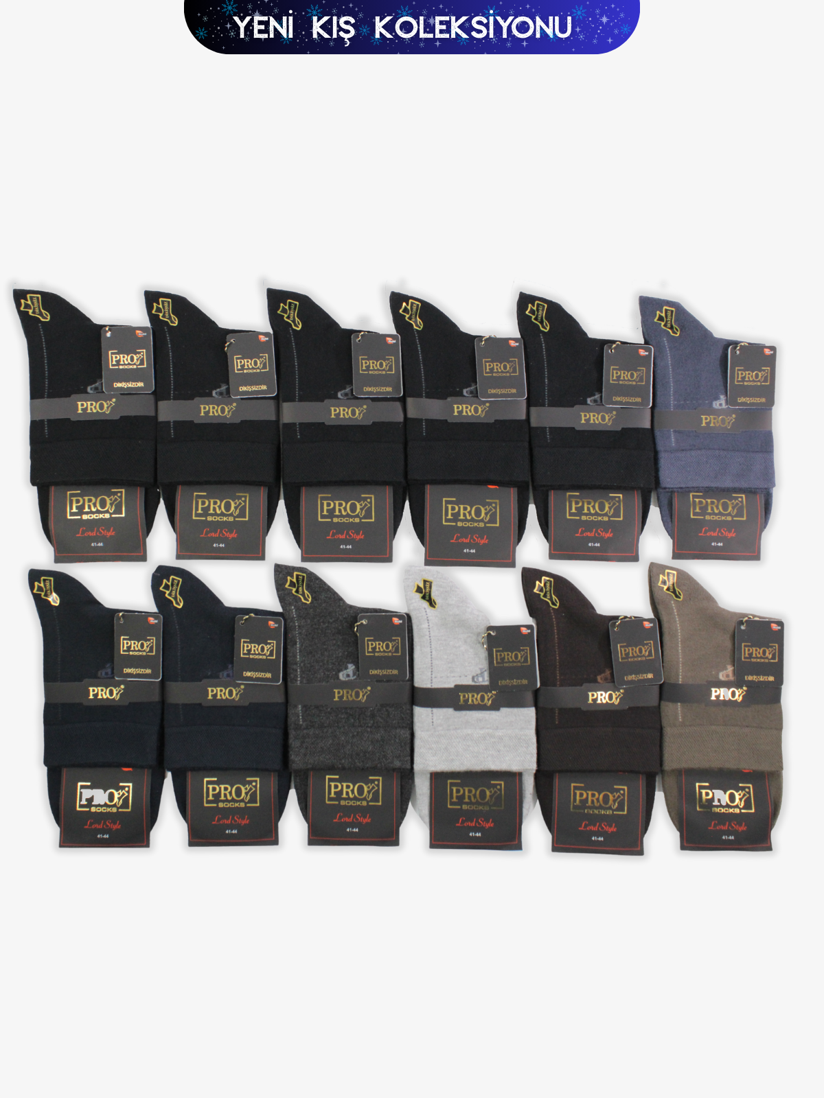 18452PRO FABRİKAFındık Modal Kışlık Kısakonç Rahat Erkek 12'li Çorap