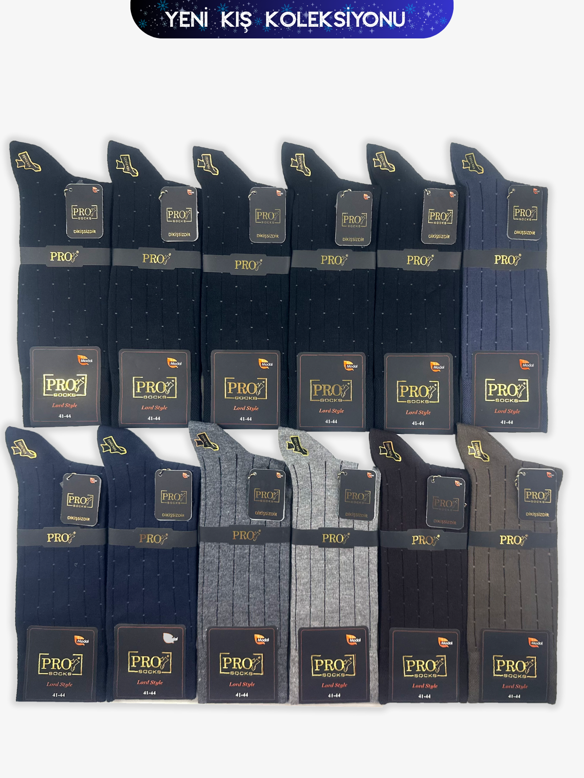 18650PRO FABRİKAKarayemiş Modal Kışlık Soket Rahat Erkek 12'li Çorap