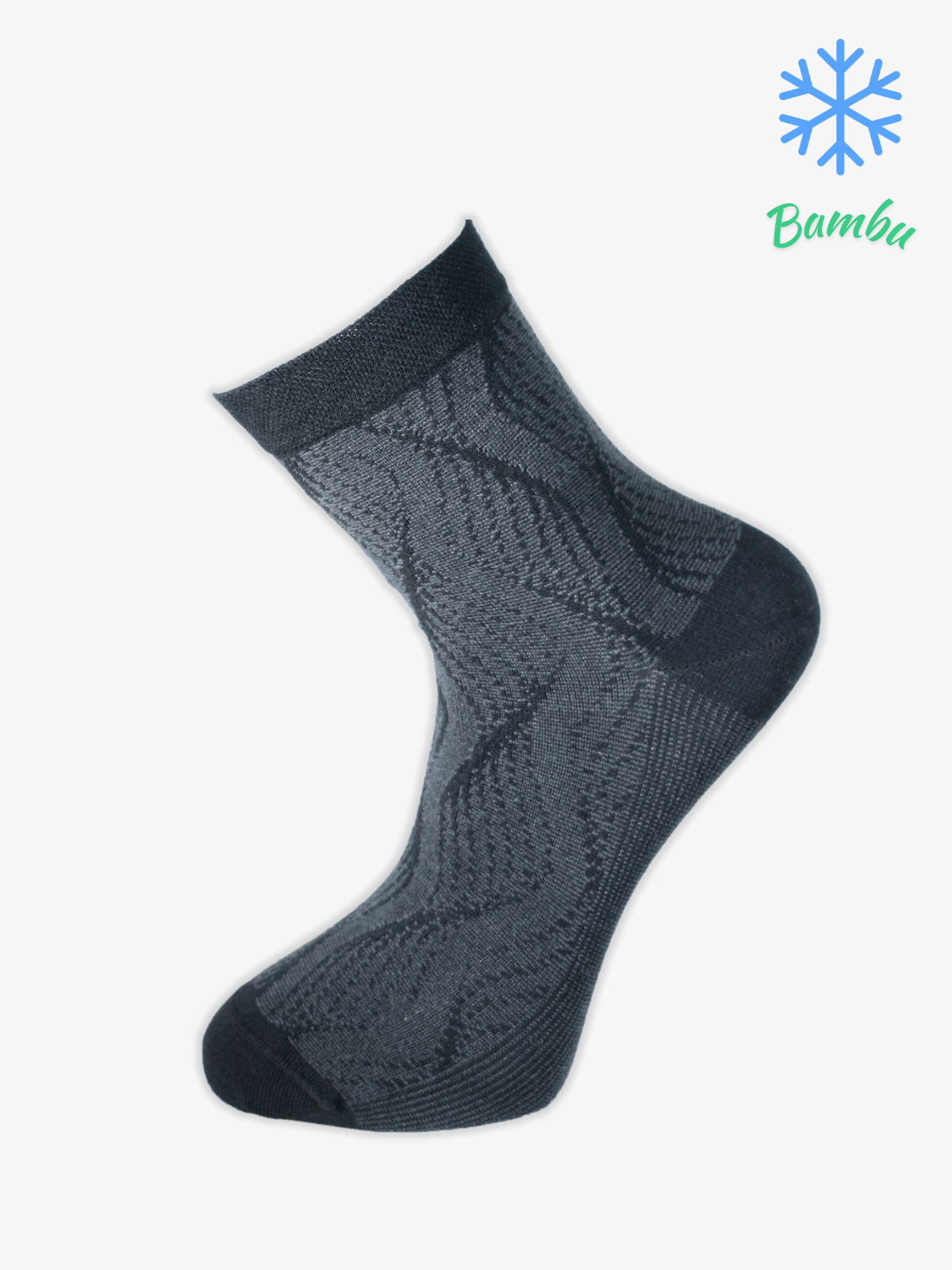 17456PRO FABRİKAKumul Bamboo Kışlık Kısakonç Rahat Erkek 12'li Çorap