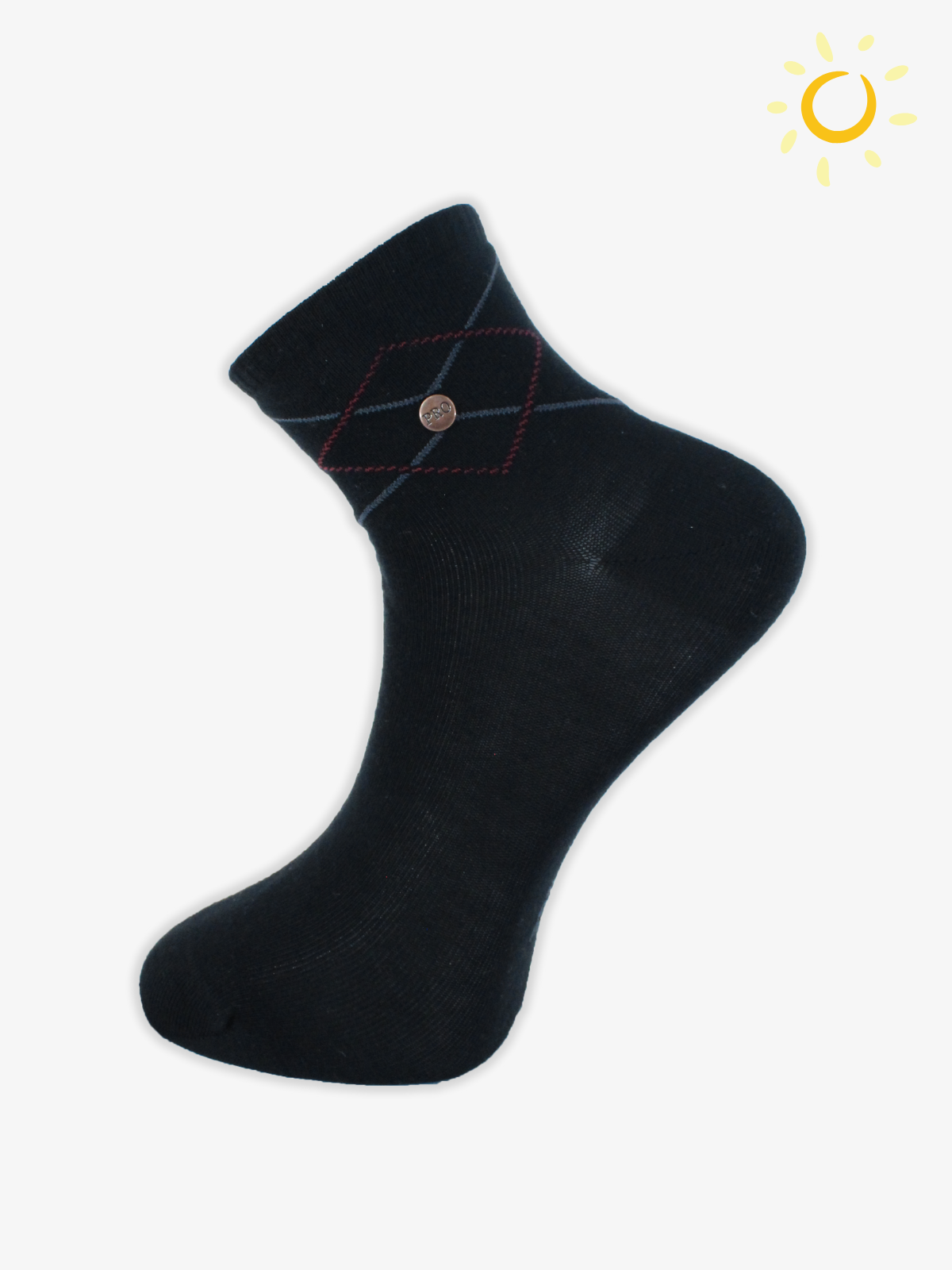 10565PRO FABRİKARafting Penye Patik Yazlık Pamuklu Rahat Erkek Çorabı 12'li